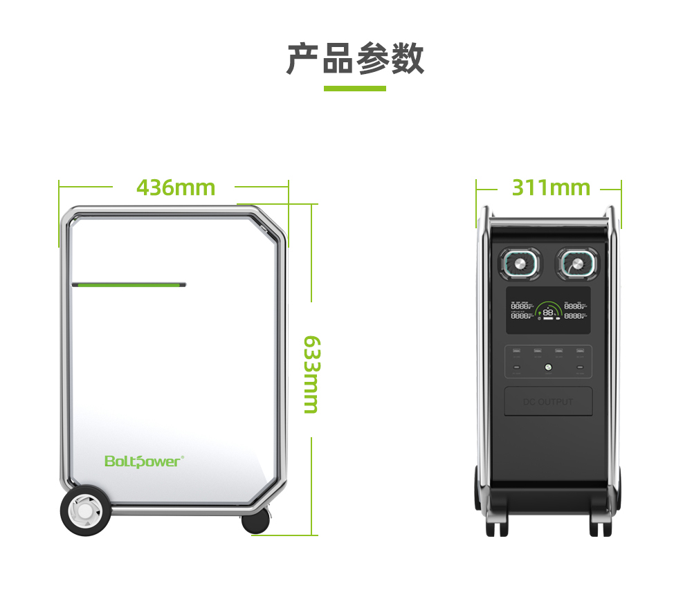 电将军BP500A 5000W家用户用储能电源便携式储能一体机_03